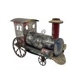 Vintage Tin Litho Wind Up Train