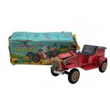 Vintage Friction Old Timer Broken Down Jalopy Tin