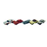 5 HO Aurora Slot Cars