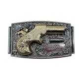 1959 Mattel Agent Zero Derringer Cap Gun Belt Buck