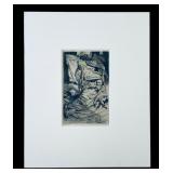 Arthur Kampf ï¿½Meuchelmordï¿½ (Assasination) Etching