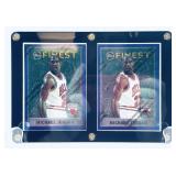 (2)1995-96 Topps Finest Michael Jordan #229 Cards