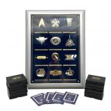 Star Trek Franklin Mint Insignia Collection Set