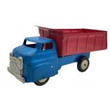 Wyandotte Blue/Red Metal Dump Truck