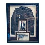 Harrison Ford Signed Leather Jacket Display