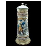 Mettlach Stoneware Three Liter Stein #1940