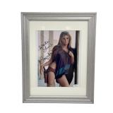 Raquel Welch Signed Colored Photograph
