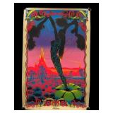 1970 ï¿½Desert Blossomï¿½ Psychedelic Blacklight Poste