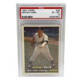WHITEY FORD 1957 Topps Baseball Trading Card Grade