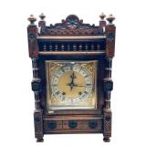 Antique Hand Carved W. & H Mantle Clock