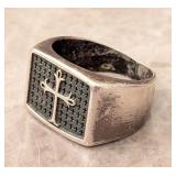 Inspired Jewelry Sterling Silver Cross Ring
