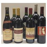 (7) Red Wines: 1995 Allesevloren Shiraz, 2007 Silv