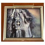 Framed Equestrian Print