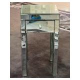 Mirrored Side Table With Drawer