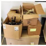 Box Lot Of Wooden/Metal Hangers