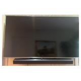 Samsung 65Ó Mounted Flatscreen With Sound Bar