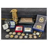 Various Presidential Ornaments, Coasters, Trinket