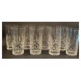 (8) Waterford Cut Crystal Lismore Highball Glasses