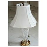 Waterford Fine Hand-Cut Lead Crystal Table Lamp in