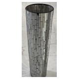 Mirrored Mosaic Floor Vase