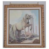 Carolyne Hawley White Dancing Horse The Roman Ruin