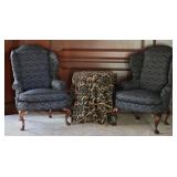 Traditional Queen Anne Wingback Chair & More