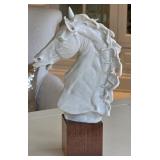 Giuseppe Armani Porcelain Horse Head Sculpture