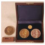 George W Bush Medals With Display Stand/Box
