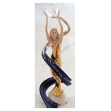 Art Deco Franklin Mint "Galaxy in Gold" Porcelai