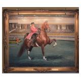 Helen Hayse 1991 Oil Painting "Sultan