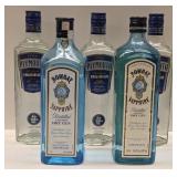 (2) Bombay Sapphire Gin And (3) Plymouth English G
