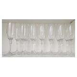 14 Glass Champagne Flutes