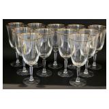 11 Lenox Crystal "Classic Shell" Wine Glass