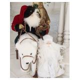 Santa Claus Polar Bear Figures