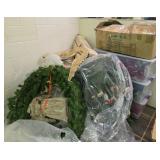 Christmas Decor Includes Wreaths, Garland, And Mor