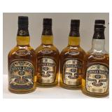 (4) Chivas Regal Blended Scotch Whiskey