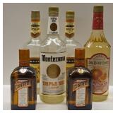 (4) Triple Sec Liqueur  And (2) Cointreau