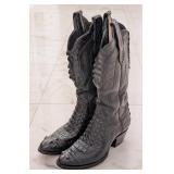 Loveless Custom Boots Black African Crocodile Cowb