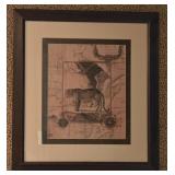 Joyce Combs "Felis Pardus" Framed Art Print