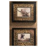 ÒSpotted BeautyÓ &ÒElephant In The DustÓ Framed P