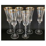 Mikasa Jamestown/ Lenox Crystal Champaign Flutes