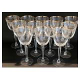 Lenox "Classic Shell" Crystal Wine Glasses