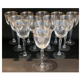 Lenox "Classic Shell" Crystal Wine Glasses