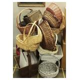 Wicker Woven & Wood Baskets