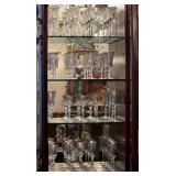 Mikasa Jamestown Gold Crystal Flutes, Goblets, & M