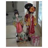 Musical Trinket Box, Cardinal Egg, And 2 Oriental