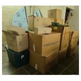 Large Lot Of Christmas Trees, Decor, And More