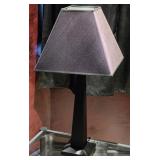 Modern Black Tapered Table Lamp