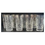 (8) Waterford Cut Crystal Highball Glasses