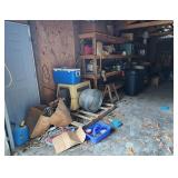 Contents Of Wall - Including Motors, Planters, & M